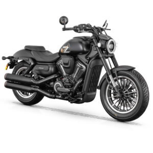 QJMOTOR SRV600v2 zwart - schuin